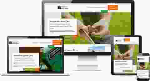 Lawn care website design Norwich