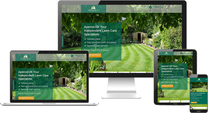 Lawn website design