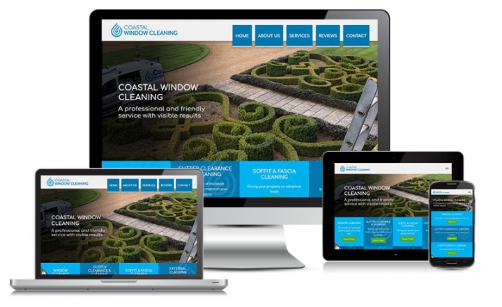 Web design for Window Cleaning Company Norfolk