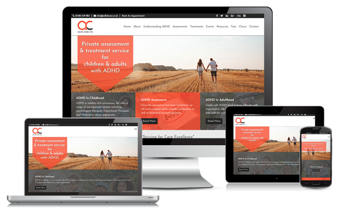 ADHD website design London