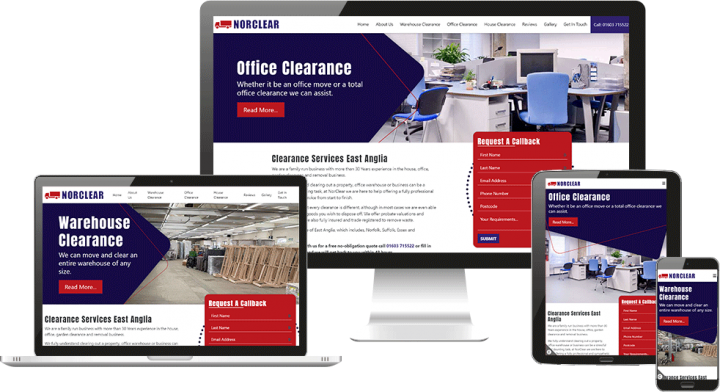 Removal website design Norwich