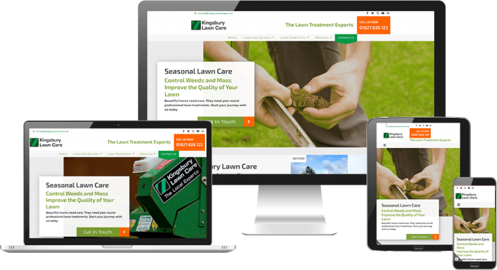 Lawn website design