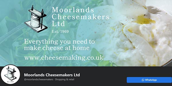 Moorlands  Cheesemakers Social Media Branding
