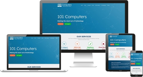 101 computers website design Norwich