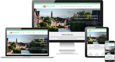 Lettings website design Norwich