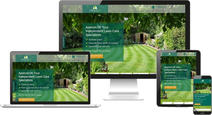 Lawncare website Design