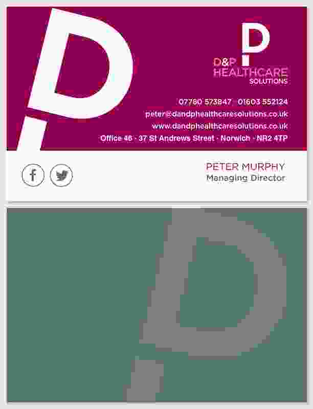 D and P business cards Designs Norwich