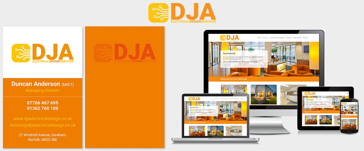 Company Branding Norwich - DJA Electrical Design