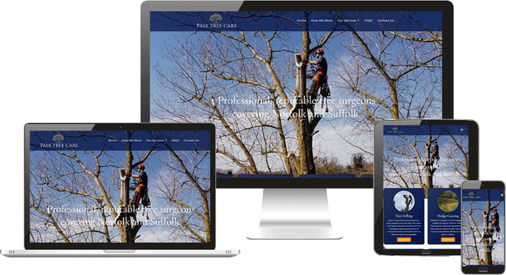 tree care website design