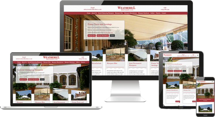 Weatherill Brothers Watton Website design