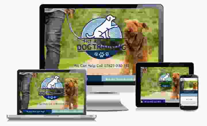 Dog training website design