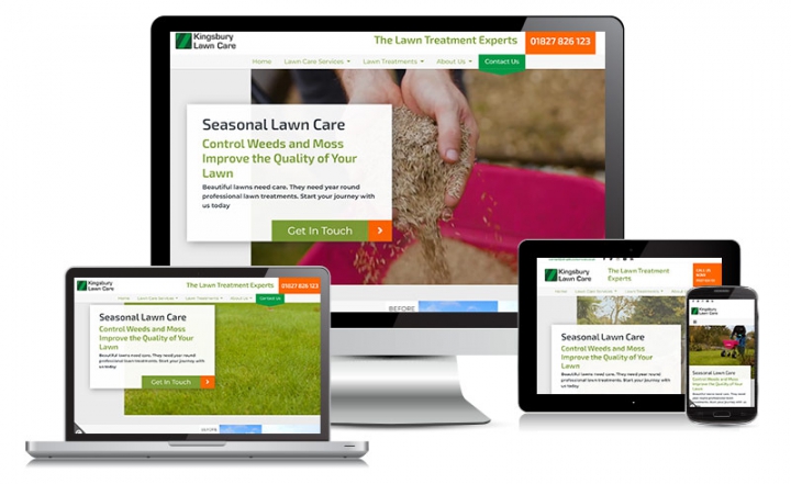 Lawn website design