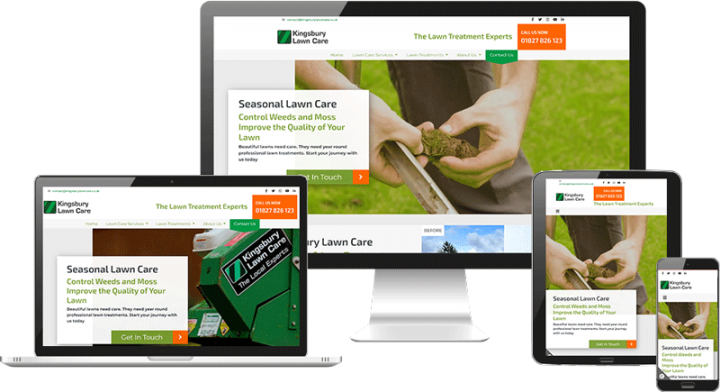 Lawn website design